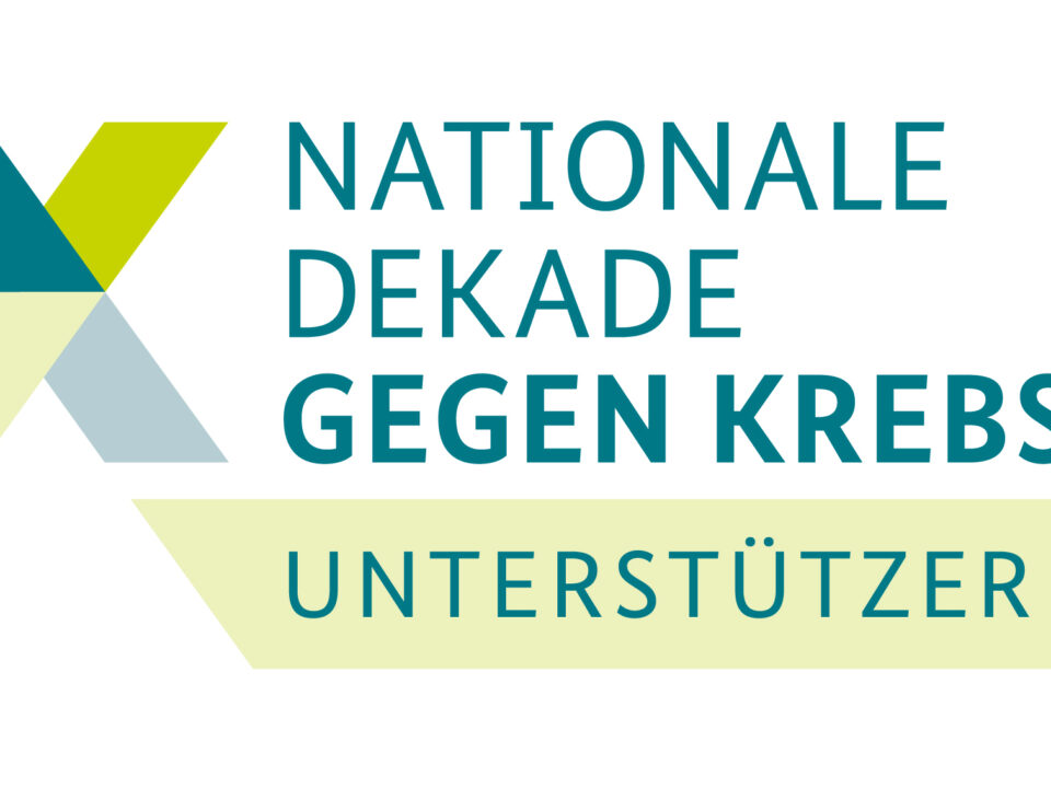 Logo für Unterstützer der Nationalen Dekade gegen Krebs