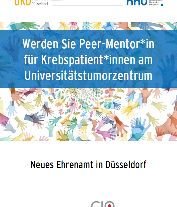 Titelseite Flyer zum Peer-Mentoren-Programm