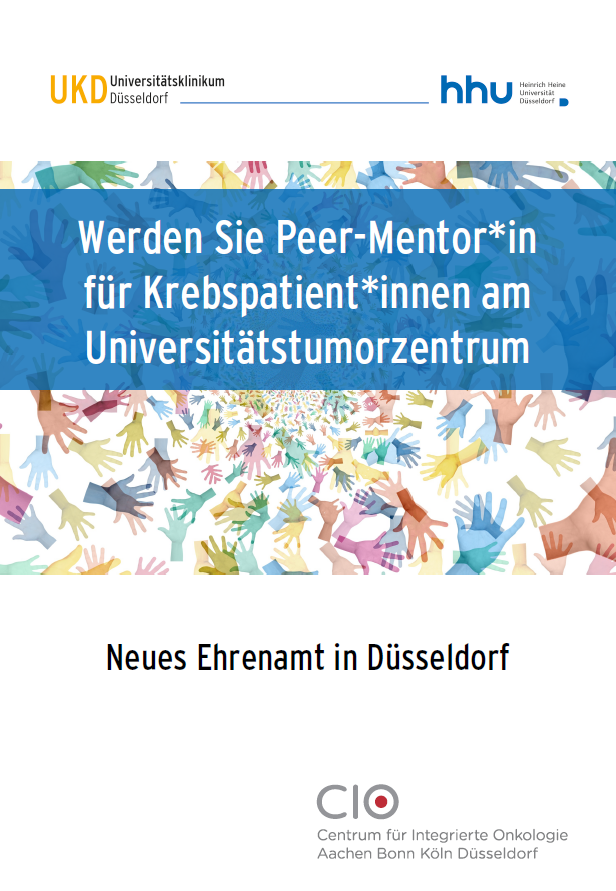 Titelseite Flyer zum Peer-Mentoren-Programm